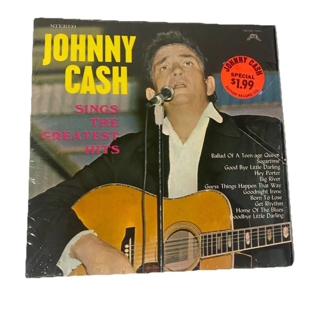 Johnny Cash Sings The Greatest Hits Vintage LP 1979 5003